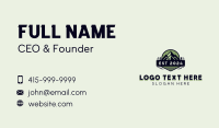 Mountain Camping Summit Business Card Design