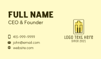 Church Mass Business Card example 2