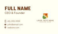 Coconut Sunset Tropical Business Card