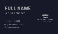 Kingdom Wings Crown Car Business Card