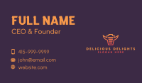 Full Charge Bull Business Card Design