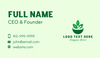 Acupuncture Herbal Treatment Business Card Design