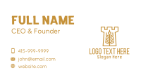 Golden Wheat Tower Business Card