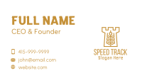 Golden Wheat Tower Business Card