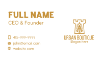 High End Business Card example 1