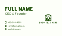 Window Mountain Camping  Business Card