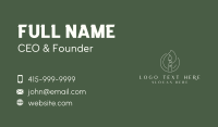 Candlelight Spa Wellness Business Card