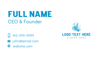 Cleaning Disinfection Tools Business Card Design