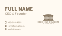 Ancient Bakery Business Card