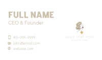 Glamorous Beauty Jewelry  Business Card Design