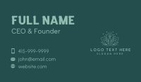 Lotus Wellness Candle Business Card Design