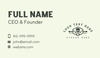 Skeleton Skull Crossbones Business Card Design