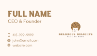 Cookie Bear Dessert Business Card Image Preview