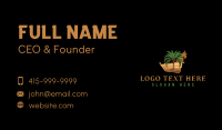 Arabian Date Palm Tree Business Card