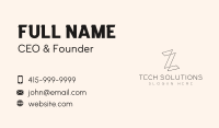 Letter Z Enterprise  Business Card