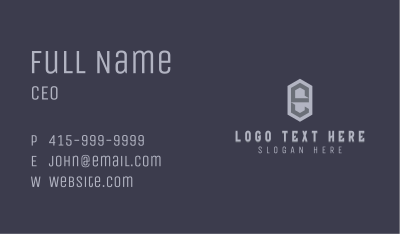 Generic Tech Letter E Business Card Image Preview