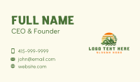 Tractor Wheat Field Agriculture Business Card