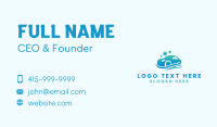 Auto Wash Bubble Cleaning Business Card
