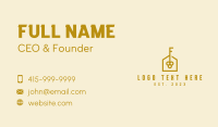 Real Estate Key Letter F  Business Card