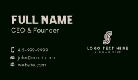 Creative Studio Letter S Business Card