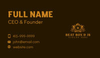 Royal Crown Crest Business Card