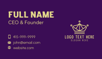 Royal Beauty Crown Business Card