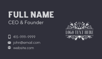 Feminine Floral Styling Business Card