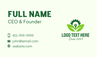 Green Eco Gear Business Card