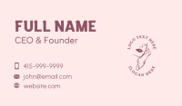 Female Beauty Salon Business Card