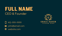 Royal Crest Jewelry Business Card Design