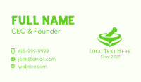 Green Traditional Medicine Business Card