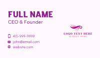 Stylish Eyelash Extension Business Card