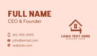 Hammer Ruler House Business Card Design