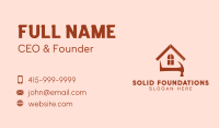 Hammer Ruler House Business Card