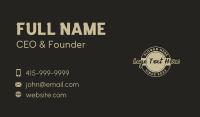 Classic Round Business Business Card