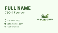 Grass Cutter Lawn Care Business Card