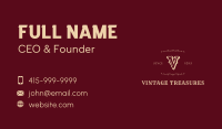 Vintage  Classic Lettermark Business Card Image Preview