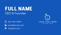 Logistics Courier Airplane Business Card Design