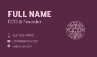 Canine Elegant Crest Business Card