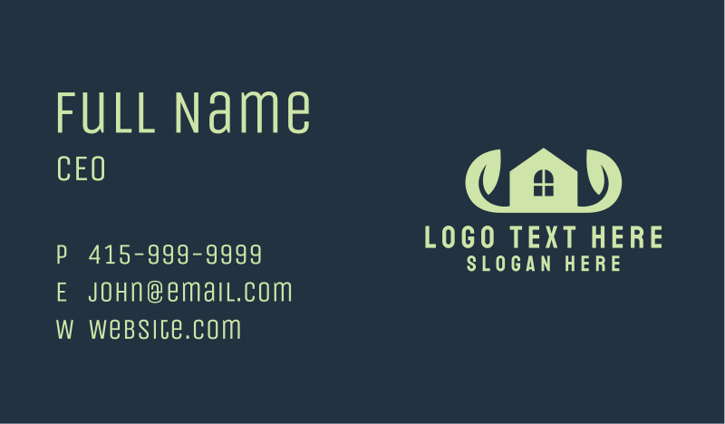 Yard Business Card example 1