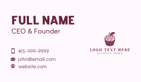 Apple Cupcake Bakery Business Card