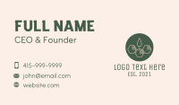 Beeswax Candle Business Card Design