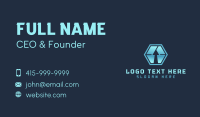 Hexagon Arrow Freight Business Card