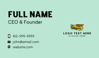 Multicolor Aztec Crocodile Business Card