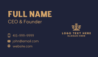 Gold Lawyer Scale Business Card