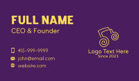 Music Business Business Card example 2