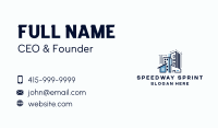 Architect Building Draft Business Card
