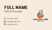Fox Coffee Cafe Business Card