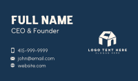 House Realtor Letter F Business Card