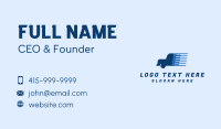 Fast Delivery Truck Business Card